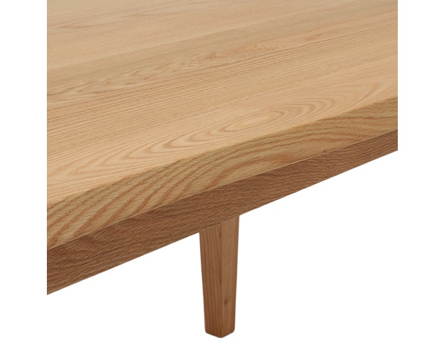 ザ・コンランショップ(THE CONRAN SHOP) BYO TABLE A LEG 180X90 LIVE EDGE OAK UTの写真