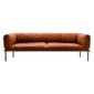 THE CONRAN SHOP RONDO 3S SOFA P803-04 TEGOLA TAN LEATHERの写真