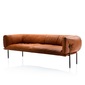 THE CONRAN SHOP RONDO 3S SOFA P803-04 TEGOLA TAN LEATHERの写真