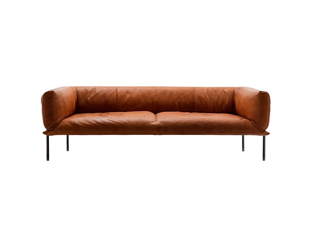 ザ・コンランショップ(THE CONRAN SHOP) RONDO 3S SOFA P803-04 TEGOLA TAN LEATHERの写真
