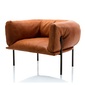 THE CONRAN SHOP RONDO ARMCHAIR P803-04 TEGOLA TAN LEATHERの写真