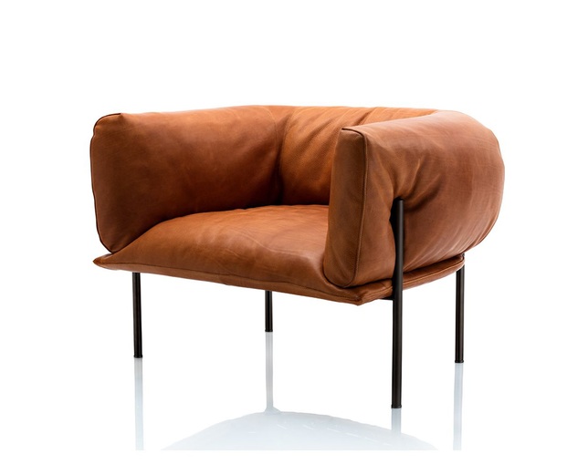 ザ・コンランショップ(THE CONRAN SHOP) RONDO ARMCHAIR P803-04 TEGOLA TAN LEATHERの写真