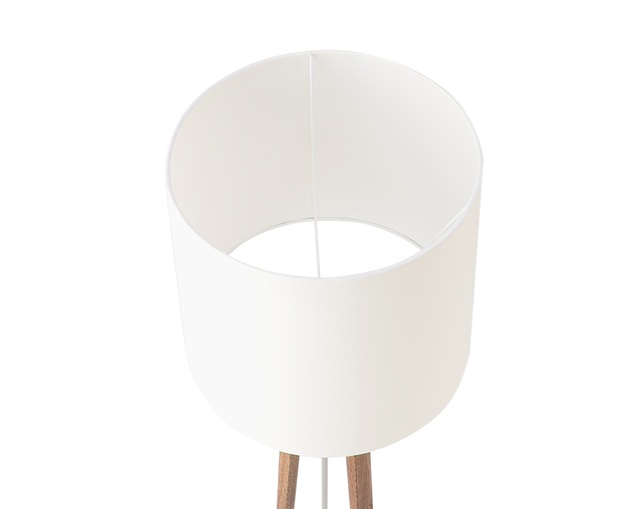 ザ・コンランショップ(THE CONRAN SHOP) CROSS FLOOR LIGHT STAND DARK SHADE WHITEの写真