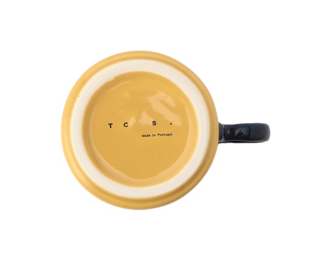 ザ・コンランショップ(THE CONRAN SHOP) TCS ポップ マグ イエロー & ネイビーの写真