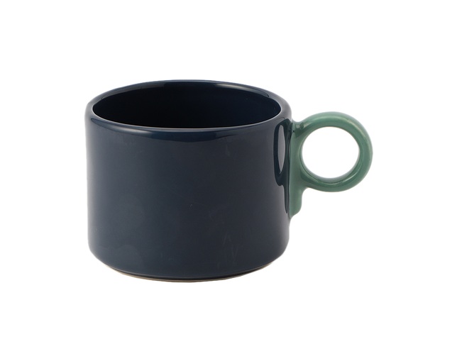 ザ・コンランショップ(THE CONRAN SHOP) TCS ポップ マグ ネイビー & グリーンの写真