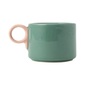 THE CONRAN SHOP TCS ポップ マグ グリーン & ソフトピンクの写真