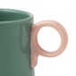 THE CONRAN SHOP TCS ポップ マグ グリーン & ソフトピンクの写真