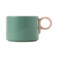 THE CONRAN SHOP TCS ポップ マグ グリーン & ソフトピンクの写真