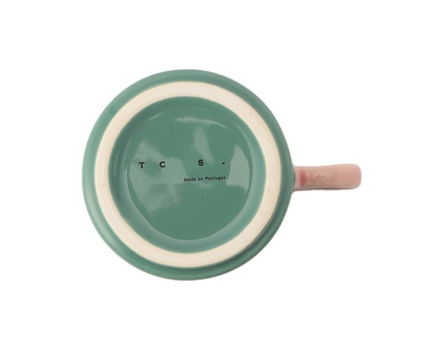 ザ・コンランショップ(THE CONRAN SHOP) TCS ポップ マグ グリーン & ソフトピンクの写真