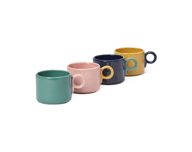 ザ・コンランショップ(THE CONRAN SHOP) TCS ポップ マグ グリーン & ソフトピンクのメイン写真