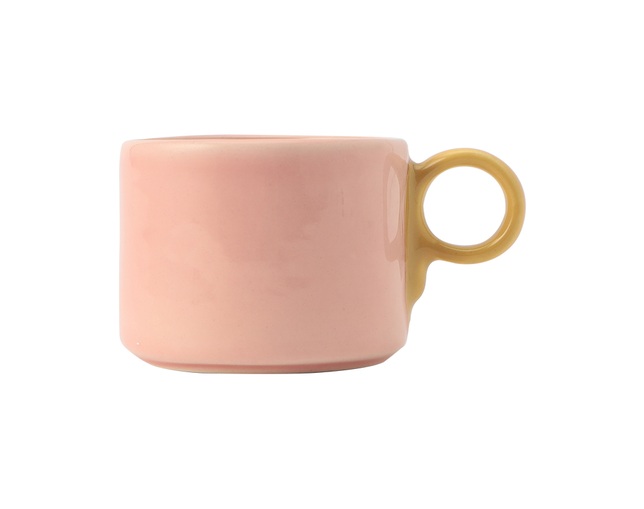 ザ・コンランショップ(THE CONRAN SHOP) TCS ポップ マグ ソフトピンク & イエローの写真