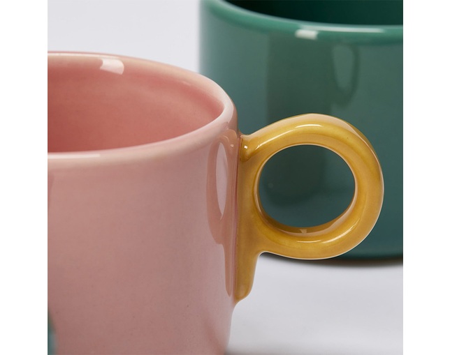ザ・コンランショップ(THE CONRAN SHOP) TCS ポップ マグ ソフトピンク & イエローのメイン写真