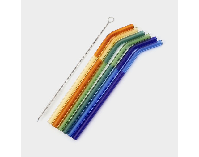 ザ・コンランショップ(THE CONRAN SHOP) TCS サントリーニ グラス ストロー 6本セットの写真