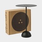 THE CONRAN SHOP TEN-PIN SIDE TABLE BLACKの写真