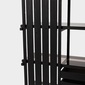 THE CONRAN SHOP RESOMA OPEN SHELF BLACK 1020x470x1660の写真