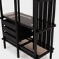 THE CONRAN SHOP RESOMA OPEN SHELF BLACK 1020x470x1660の写真