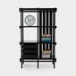THE CONRAN SHOP RESOMA OPEN SHELF BLACK 1020x470x1660の写真