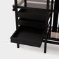 THE CONRAN SHOP RESOMA OPEN SHELF BLACK 1020x470x1660の写真
