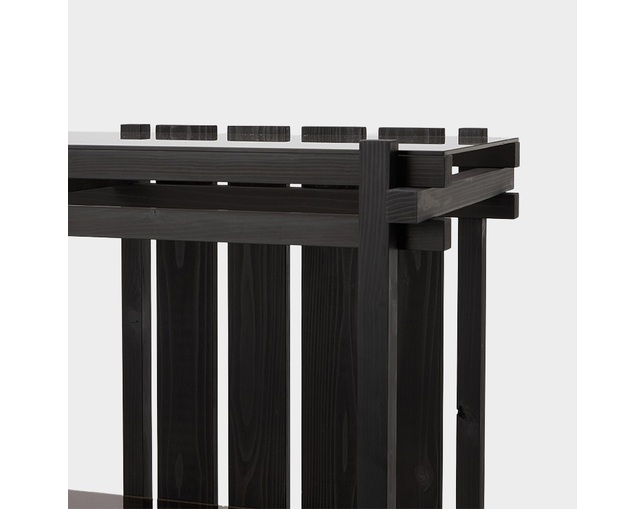 ザ・コンランショップ(THE CONRAN SHOP) RESOMA OPEN SHELF BLACK 1020x470x1660の写真
