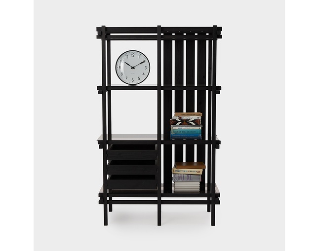ザ・コンランショップ(THE CONRAN SHOP) RESOMA OPEN SHELF BLACK 1020x470x1660の写真