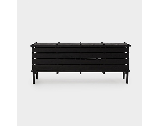 ザ・コンランショップ(THE CONRAN SHOP) RESOMA SIDEBOARD WITH GLASS BLACKの写真