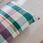 THE CONRAN SHOP MARABAR WOVEN CC 40x60 MAUVE GREENの写真