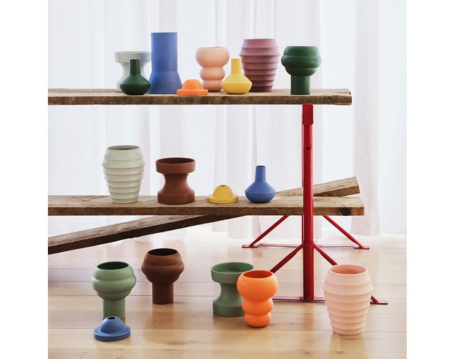 ザ・コンランショップ(THE CONRAN SHOP) BASE VASE BLUEの写真