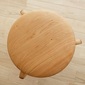 伝統工芸 LISCIO スタックスツール（wood）チェリーの写真