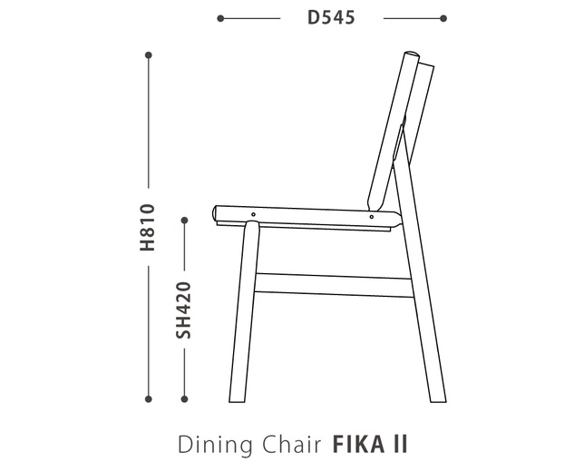 NOWHERE LIKE HOME(ノーウェアライクホーム) Dining Chair FIKAⅡの写真