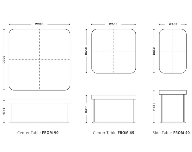 NOWHERE LIKE HOME(ノーウェアライクホーム) Center Table FROMの写真