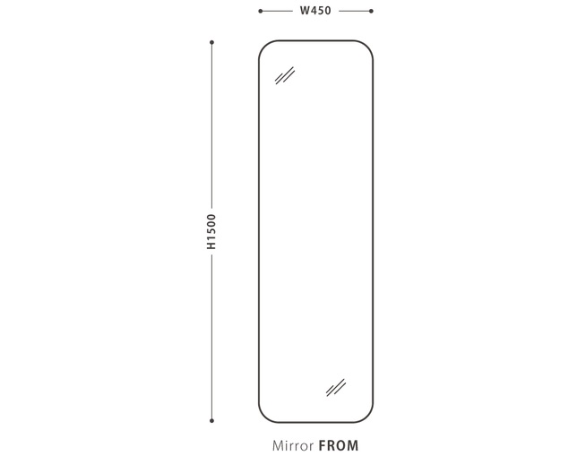NOWHERE LIKE HOME(ノーウェアライクホーム) Stand Mirror FROMの写真