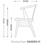 NOWHERE LIKE HOME Dining Chair BAKKENⅢの写真