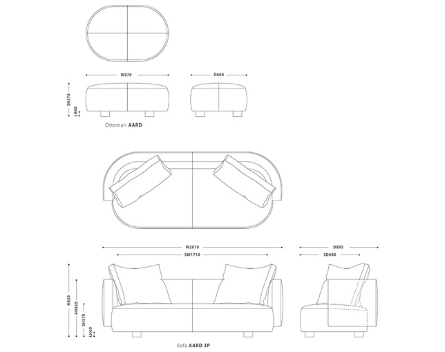NOWHERE LIKE HOME(ノーウェアライクホーム) Sofa AARDの写真