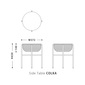 NOWHERE LIKE HOME Side table COLKAの写真
