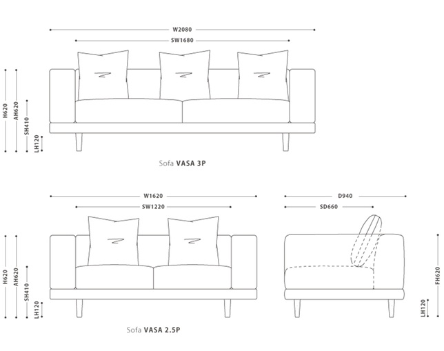NOWHERE LIKE HOME(ノーウェアライクホーム) Sofa VASAⅡの写真