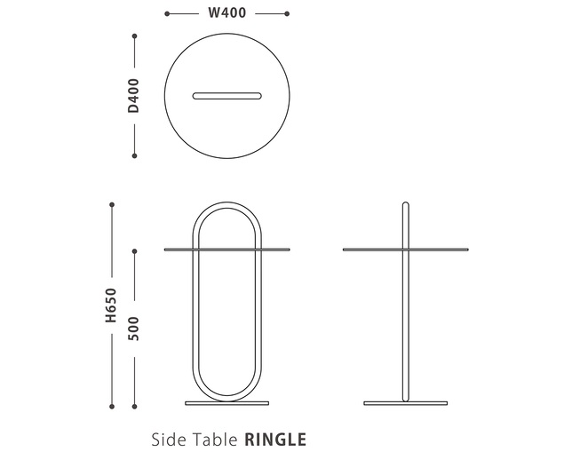 NOWHERE LIKE HOME(ノーウェアライクホーム) Side Table RINGLEの写真