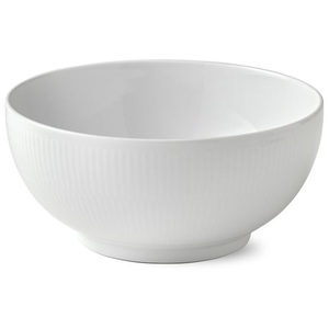 ホワイトフルーテッド オーブンウエア 蓋つきM/ホワイト ホワイトフルーテッド オーブンウエア 蓋つきM/ホワイト
