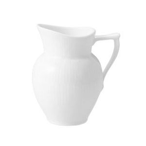 ホワイトフルーテッド オーブンウエア 蓋つきM/ホワイト