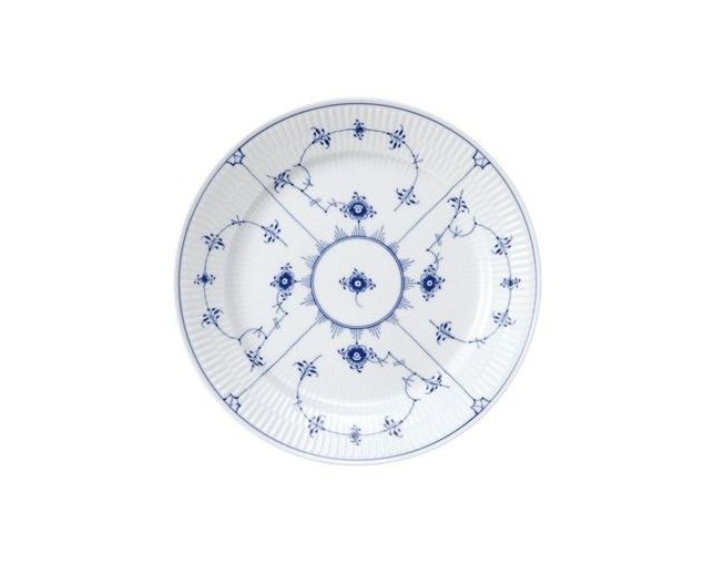 ロイヤル コペンハーゲン ブルーフルーテッド プレイン プレート 25cmの写真