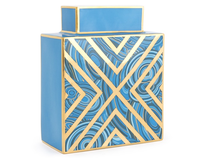 ジョナサンアドラー(JONATHAN ADLER) Malachite X Vaseの写真
