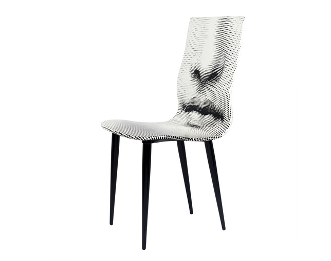 FORNASETTI(フォルナゼッティ) Chair Bocca black/whiteのメイン写真