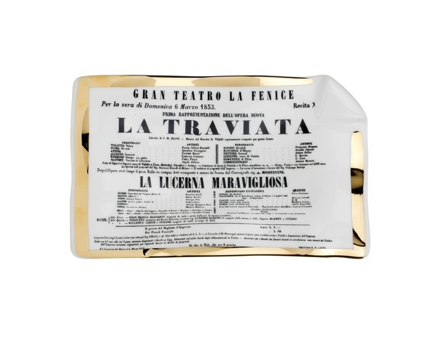 FORNASETTI(フォルナゼッティ) La Traviata black/white/goldの写真