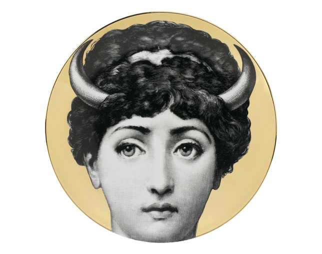 FORNASETTI(フォルナゼッティ) Tema e Variazioni n°263 black/white/goldの写真