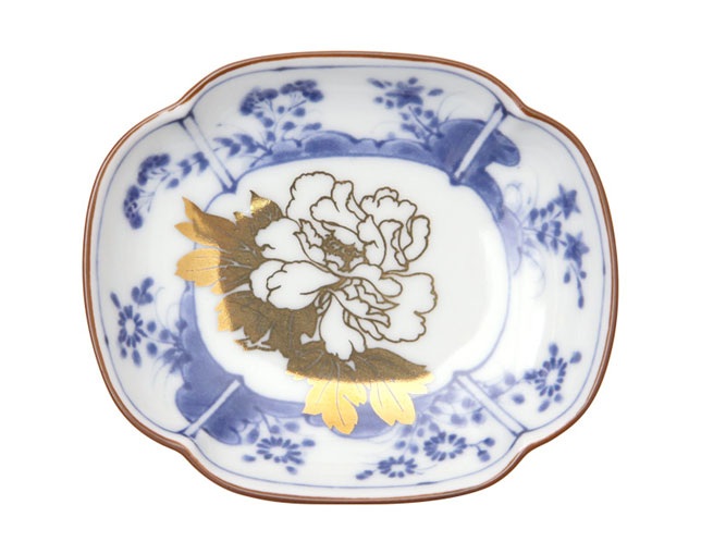 アマブロ(amabro) MAME 草花文木瓜形皿の写真