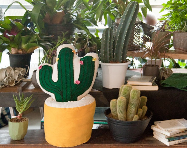 アマブロ(amabro) CACTUS CUSHION / Round Fanの写真