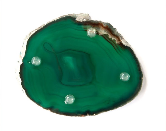 アマブロ(amabro) CRYSTAL COASTER / Greenの写真