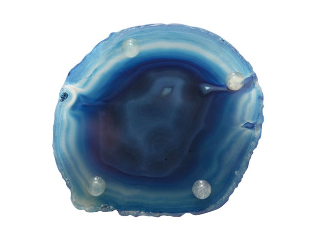 アマブロ(amabro) CRYSTAL COASTER / Peacock Blueの写真