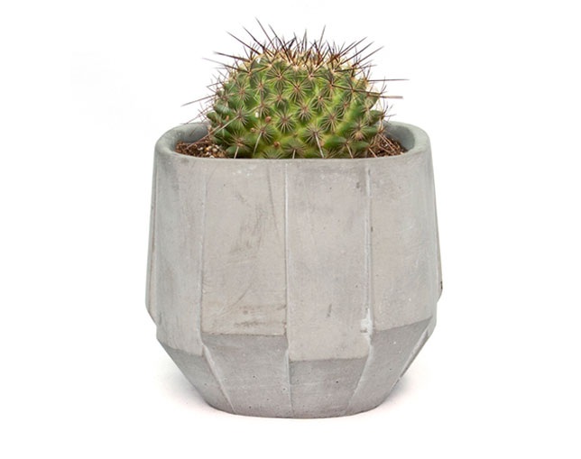 アマブロ(amabro) CEMENT PLANTER -ARTDECO- / Gray（M）の写真