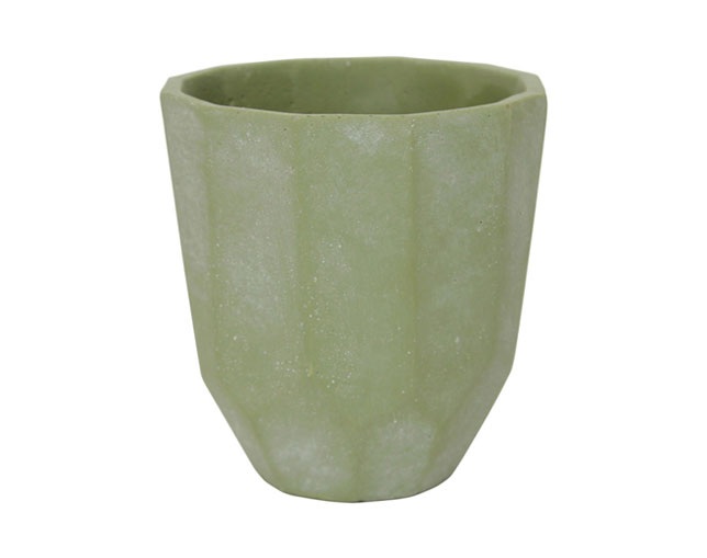 アマブロ(amabro) CEMENT PLANTER -POLYGON- / Greenの写真