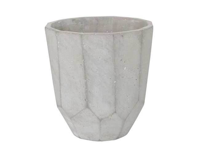 アマブロ(amabro) CEMENT PLANTER -POLYGON- / Grayの写真